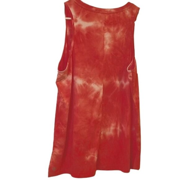 RBX top tank Size L tie dye coral stretch - Picture 4 of 5